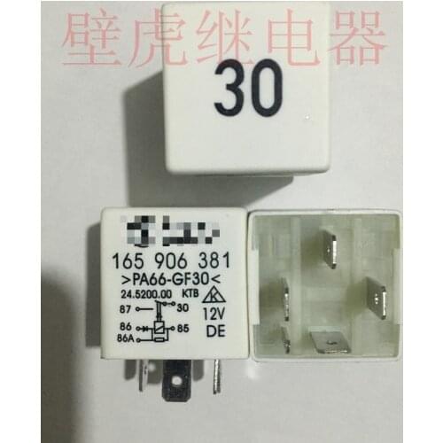 Original for Volkswagen Passat B5 Bora Audi A6 ECU 30 relay 165 906 381