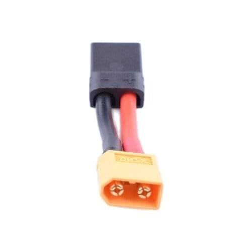 Male XT60 Connector to Female TRX Traxxas Plug Adapter with 12AWG Silicone Cable Wire (Pack of 2)