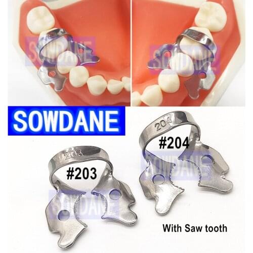 Dental Oral Care Clip Rubber Dam Clamps Dental Rubber Dam Clamp Clip Stainless steel #203 #204 Stainless Steel