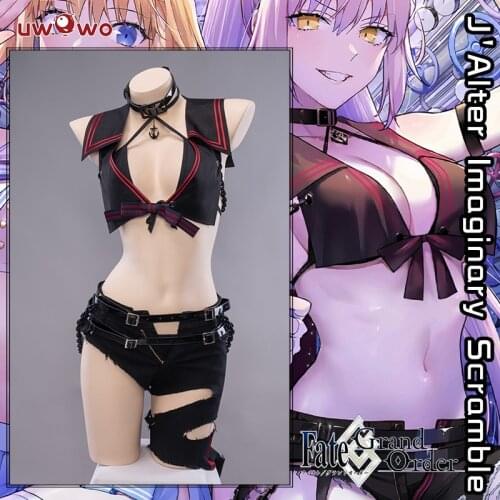 UWOWO Game Fate Grand Order/FGO Imaginary Scramble J'Alter Cosplay Costume New Year Outfits