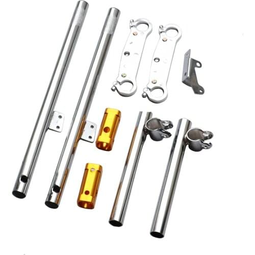 Front Forks Shock Spring Suspension Fork Shock Assembly For 47cc 49CC Super Minimoto Mini Dirt Bike ATV Quad Mini Pocket Bike