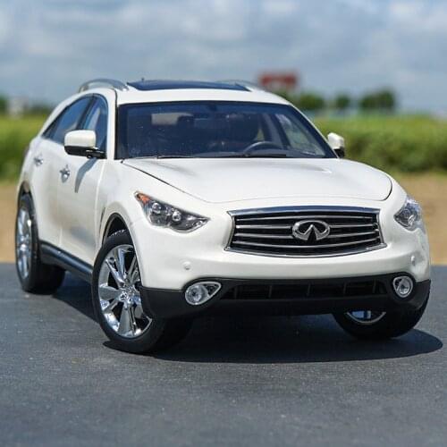 High classic authentic collective 1:18 Infinit i QX70 Black diecast car model with small gift