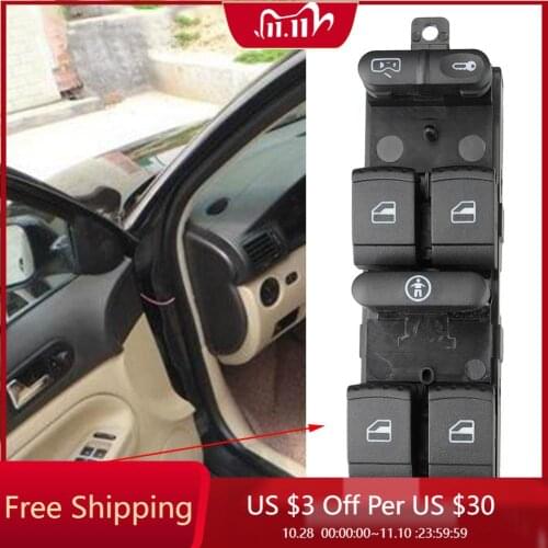 High quality For VW 99-04 GTI Golf 4 Jetta MK4 BORA BEETLE Passat B5 B5.5 Master Power Window Control Switch Button 3BD 959 857