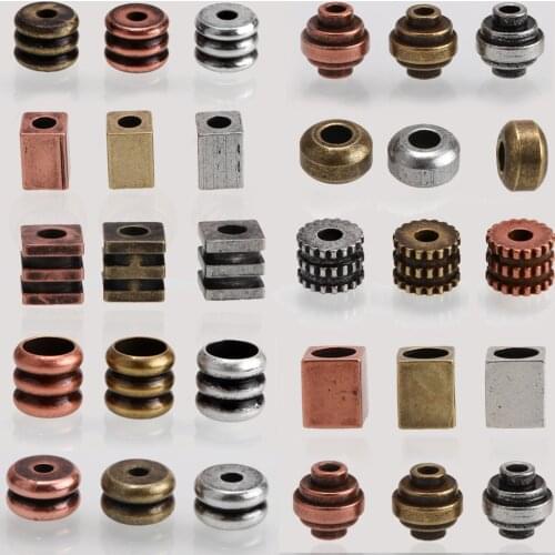 Copper Beads Bracelet Necklace Jewelry Making DIY Spacer Beads Findings Handmade Antique Accessories beads for jewelry making