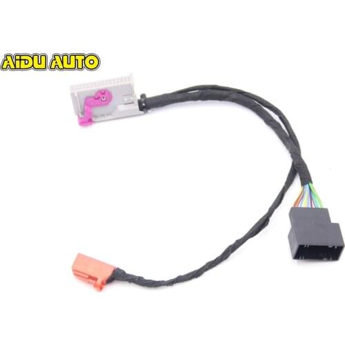 Liquid Crystal Virtual Cluster LCD Instrument Cluster Adapter Plug&Play Wire Cable harness For Audi A3 8V