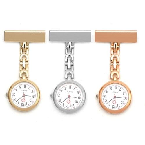 10pcs/lot 3 colours mens women alloy metal nurse doctor pocket watches fashion ladies hospital medical unisex gift watches