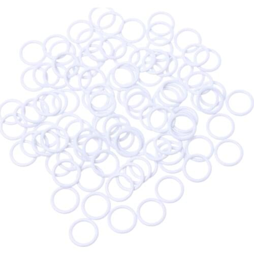 100pcs Metal Bra Strap Adjuster Slider O Ring Lingerie Supplies Sewing Craft DIY E7CC
