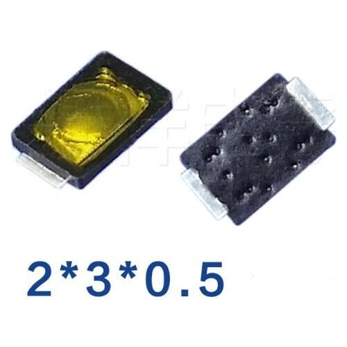 2*3*0.5MM Mini thin thin film keypad 2x3x0.5mm light touch switch two feet pan camera phone camera
