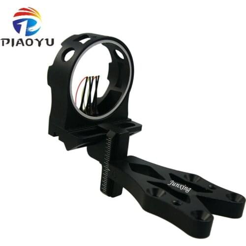 5 pin Bow Sight sight-fiber with led light 0.029" fiber brass aluminum machined for Compound Recurve Archery Hunting Bow
