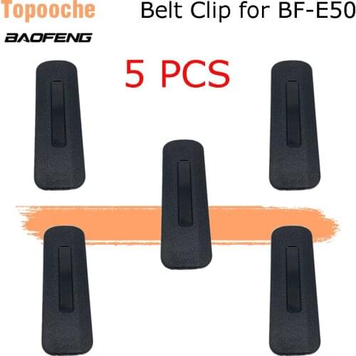 5pcs Original Baofeng E50 T99 Plus Belt Clip Two-Way Radios Walkie Talkie Accessories Belt Clip for Baofeng E50 T99 Plus Radio