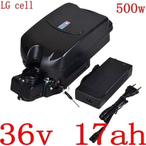 36V 500W 1000W Ebike Battery 36V 17AH Electric Bicycle Battery 36V 10AH 13AH 14AH 17AH 20AH Lithium ion Battery Pack Use LG Cell