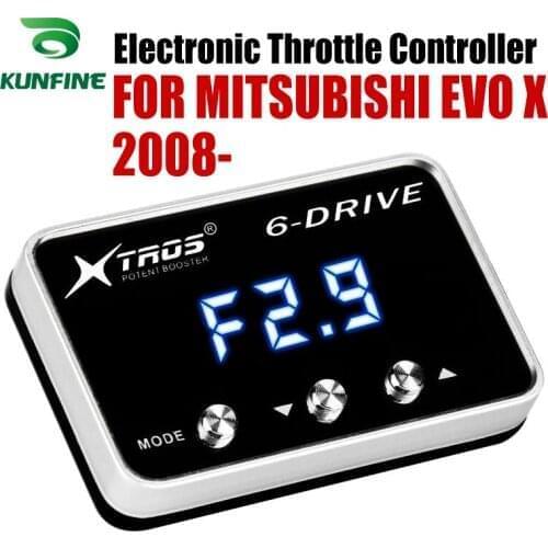 Car Electronic Throttle Controller Racing Accelerator Potent Booster For MITSUBISHI EVO X 2008-2019 ALL ENGINES Tuning Parts