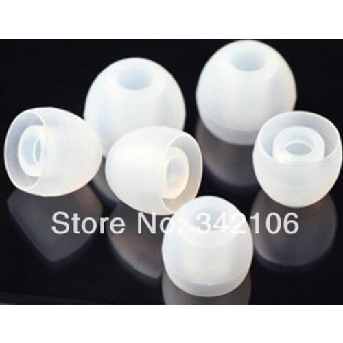 Free Shipping!!! 10pcs Color Headphone Accessories / ear earphone sets / silicone rubber ear cap earphone sleeve jacket