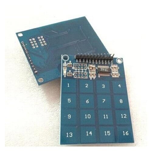 Free shipping 30pc 16WAY TTP229 Capacitive Touch Switch Digital Sensor Module Board Plate