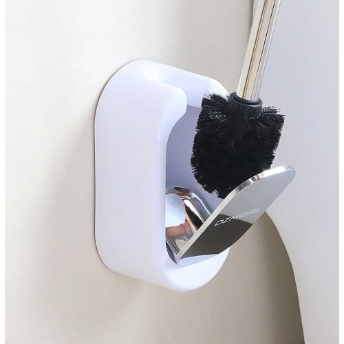 Free Punching Wall-mounted Toilet Brush Set High-grade Beautiful Home Hotel Bathroom Cleaning Toilet Brush