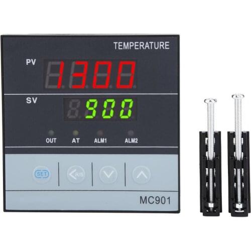 MC901 Digital Waterproof PID Temperature Controller K Type PT100 Sensor Input Relay SSR Output