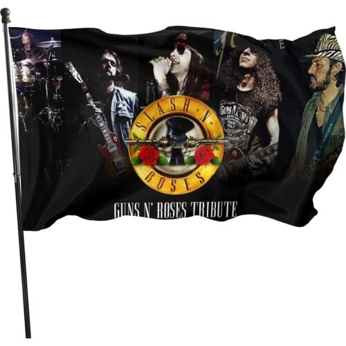 American Rock Band Guns And Roses flag for decoration 90x150cm