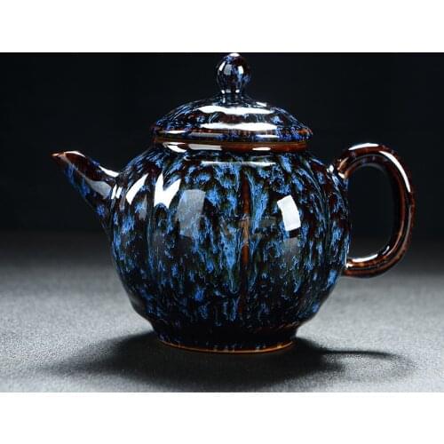 Chinese style large household kungfu tea set ceramic retro tea ceremony pot oolong puer tea maker porcelain teaware