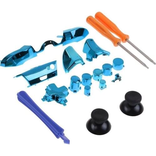 Games Button Replace Parts Set LB RB LT Bumper Trigger Button Parts For XBOX One Elite Controller Accessories With Tool