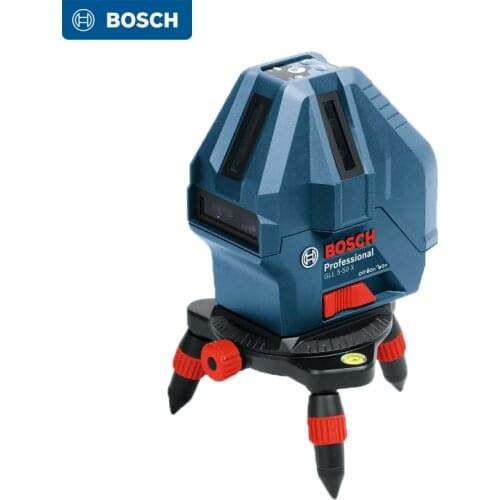 Bosch GLL3-15X GLL5-50X Laser Level 3 Line/5 Line Infrared High-Precision Self Leveling Device For Home Improvement or Outdoor