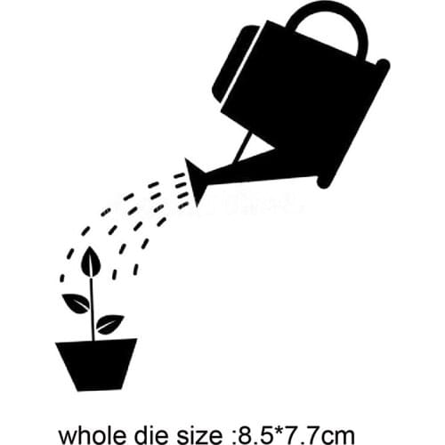 Metal Cutting Dies DIY Etched Dies mould watering flowers Craft Paper Card Making Scrapbooking Embossing die stencils