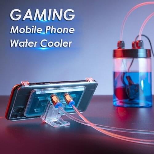 Mobile Phone Water Cooling Cooler Radiator Portable Phone Holder Phone Water Cooler for IPhone Samsung Xiaomi Phone Accessories
