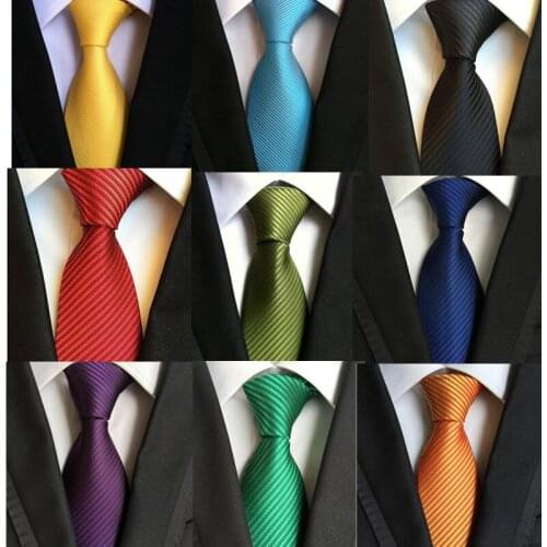 Mens Tie Necktie Silk Woven Neck Ties Men Formal Dress Business Wedding Party