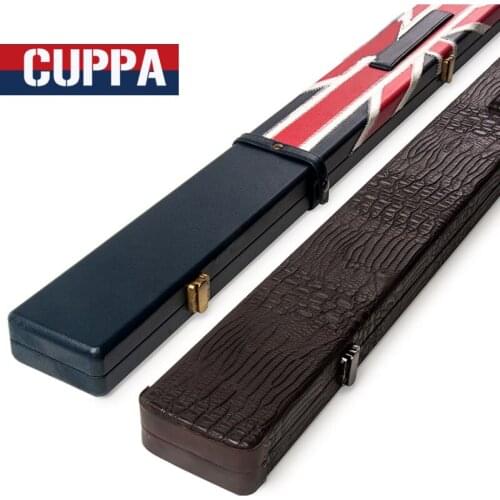 New Arrival Cuppa 3/4 Snooker Cues Case Blue Brown Colors Two Options Billiard Accessories China 2017