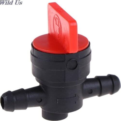 New 1PCS 1/4" Inline Straight Gas Fuel Cut Shut Off Valve