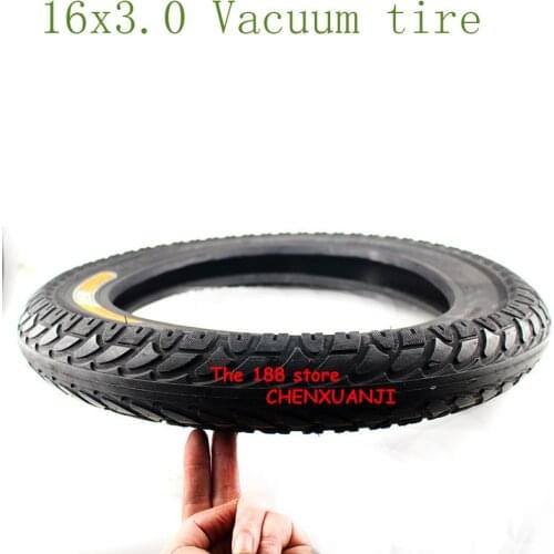 NEW DESIGN explosion-proofGOOD quality 16 x 3.0 inch electric vehicle vacuum tire Thickening and stab-proof outer tire