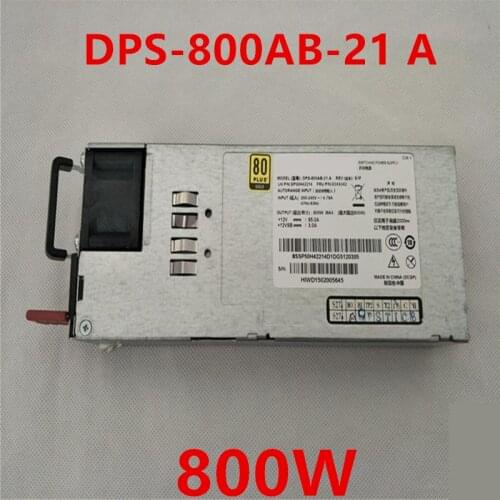 New Original PSU For Lenovo RD530 630 RD440 RD540 RD640 800W Power Supply DPS-800AB-21 A 03X4342
