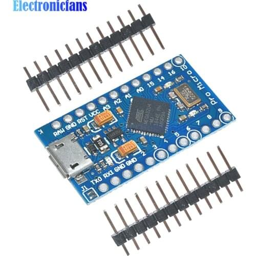 Pro Micro ATmega32U4 Micro USB Interface 5V 16MHz Board Module Repalce ATmega328 For Arduino For Leonardo R3 Pro Mini Nano V3.0