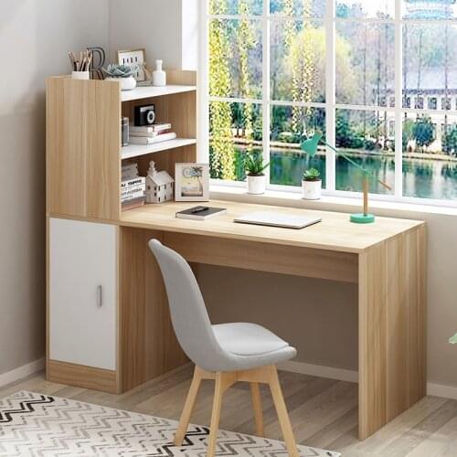 Support Ordinateur Portable Escritorio De Oficina Schreibtisch Scrivania Tablo Stand Laptop Computer Mesa Table With Bookcase