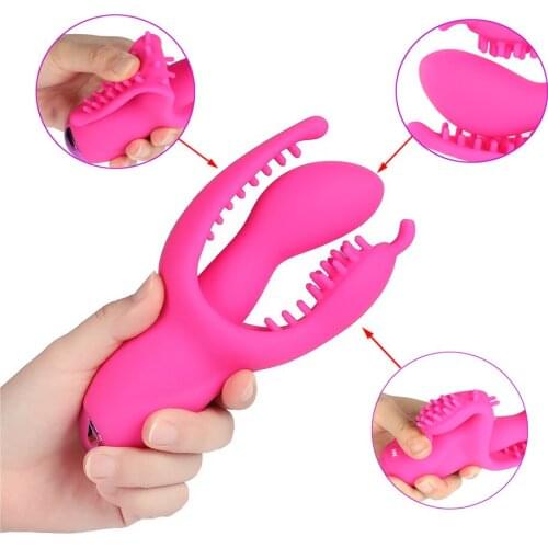 Sex Shop 10 Modes G spot Massage Dildo Vibrator Nipple Tongue Oral Clitoris Stimulation Vibrators For Woman Female Masturbator