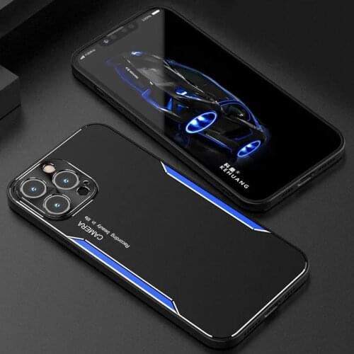 Titanium alloy Silicone Phone Cases For iPhone 12 12Mini 11 Pro MAX XSMAX XR X XS 7 8 Plus SE2020 New Design Frosted Back Cover