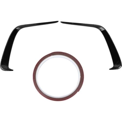 Rear Bumper Side Vent Canard Trims Replacement for Mercedes-Benz A-Class W176 AMG-Line A45 2013 2014 2015 2016-2018 Gloss Black