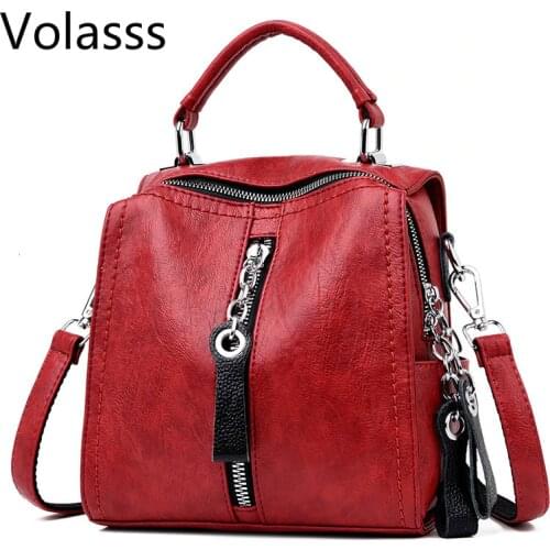 Genuine Leather Women Shoulder Bags Fashion Women Multifunction Bag Ladies Bag Sac A Main Leather Bolsos Mujer Bolsa Feminina