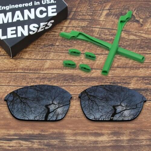 ToughAsNails Resist Seawater Corrosion Polarized Replacement Lenses and Rubber Kit for Oakley Half Jacket 2.0 Sunglasses