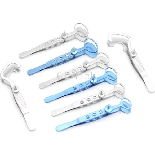 Three Size S M L Can Choose Stainless Steel Medical Ophthalmology Eyelid Titanium Tweezers Chalazion Chalazion Cyst folder clip