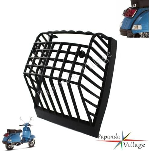 Papanda Motorbike Scooter Rear Light Grille Tail Light Stone Guard Protector for Vespa PX 125 150 T5 Classic