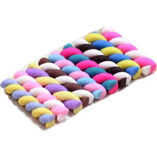 20pcs 25*5 mm Polymer Clay Sweet Sugar Candy Charms Pendants Ornament Decoration Jewelry making Handicraft Material