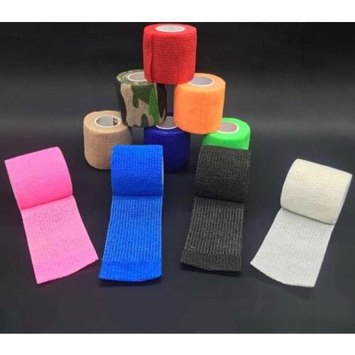 Tattoo Accesories 6pcs Tattoo Self Adhesive Elastic 5cm Wide Elbow Tattoo Bandage Nail Tapes Finger Protection Wrap