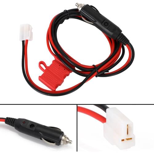 Artudatech 12V DC Power Cord Cable Cigarette For Kenwood TM481 TM281 TM-241 TM261 TM 241 261 481 For ICOM IC F1610 F2010 Radio