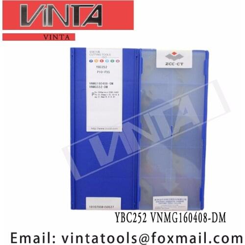 Free shipping high quality 10pcs/lots YBC252 YBC251 YBC152 VNMG160408-DM cnc carbide turning inserts
