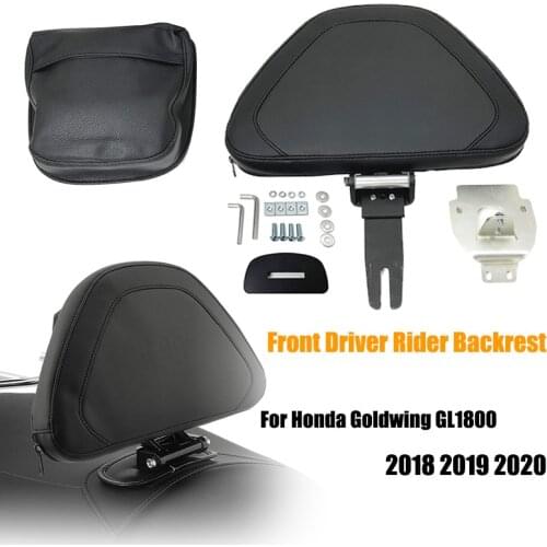 For Honda Goldwing Gold wing 1800 GL1800 Front Driver Rider Backrest Black GL 1800 F6C 2018 2019 2020 Motorcycle Accessories