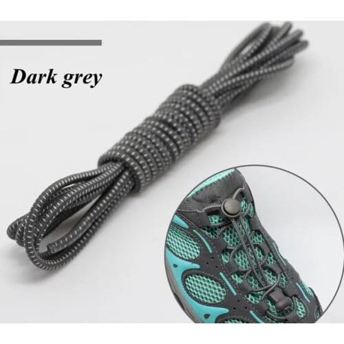 1Pair Stretching Lock lace 23 Colors No Tie Locking Shoe Laces Elastic Sneaker Shoelaces Shoestrings Running/Jogging/Triathlon