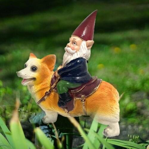 HOT Garden Funny Gnome Garden Statues Outdoor Gardening Dwarf Ornaments Dwarf Yard Funny Home Sculptures Crafts Decoartion