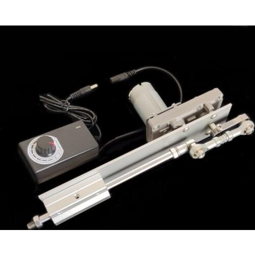 Reciprocating Cycle Linear Actuator DC 24V Gear Adjustable Telescopic Motor DIY Motor With Speed Controller Stroke 3-15CM
