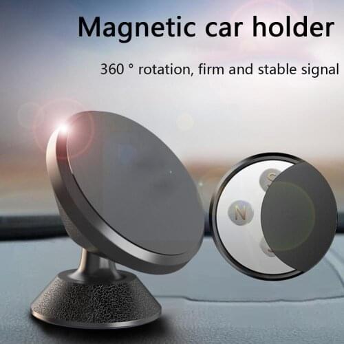 Magnetic Mobile Phone Holder In The Car Smartphone Accessories GPS Stand Mount Rotating Automobile Interior Bracket Home S8J9