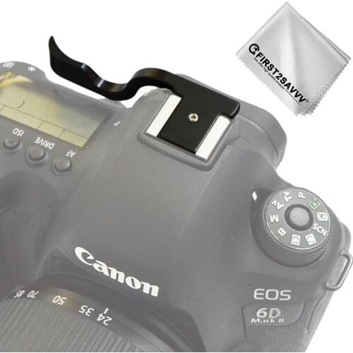 Metel Thumb Up hot shoe hand Grip Hotshoe bracket for Canon EOS 6D Mark II DSLR camera New version